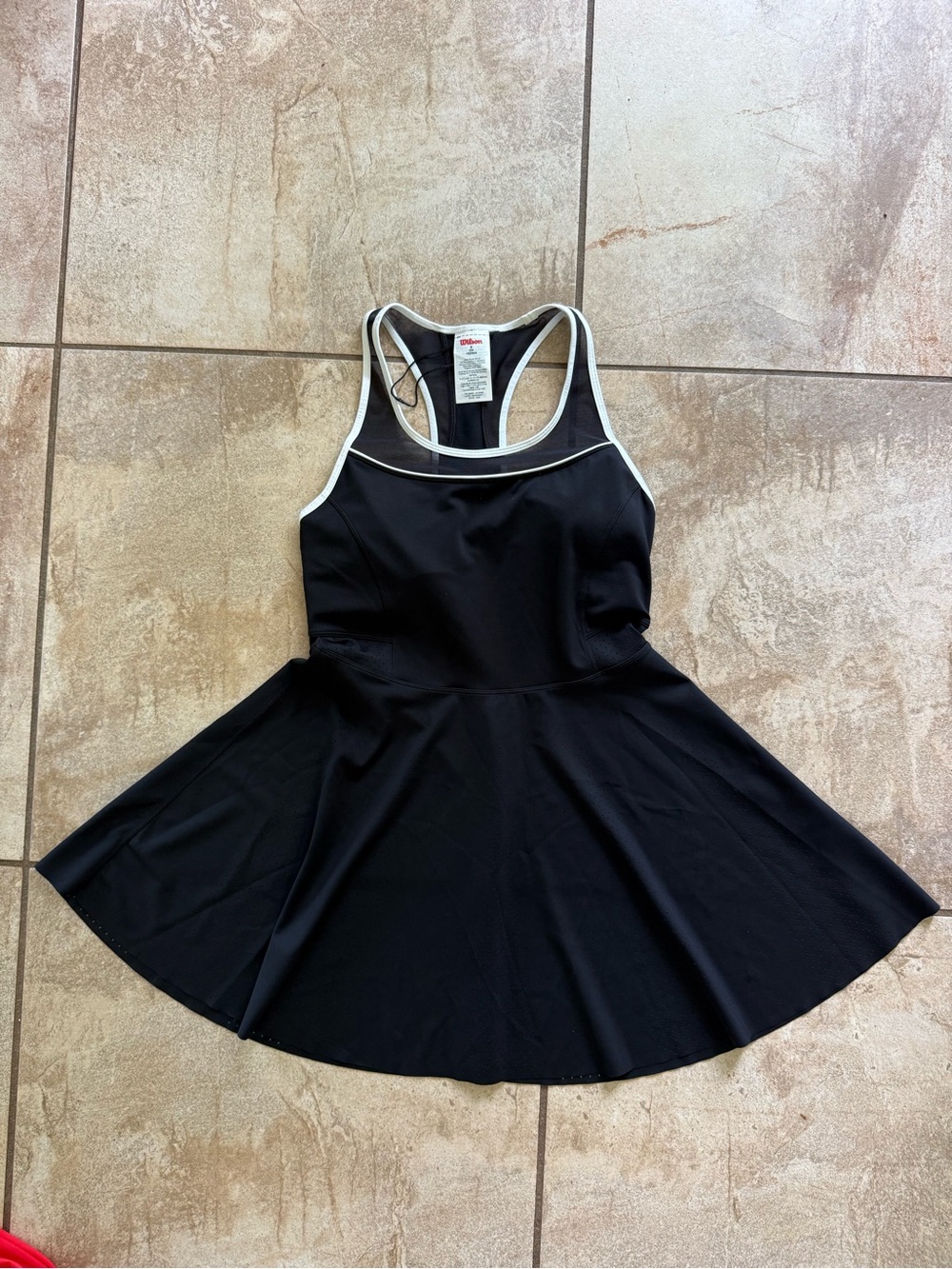 Wilson Black Tour Perforated Unlined Dress - S